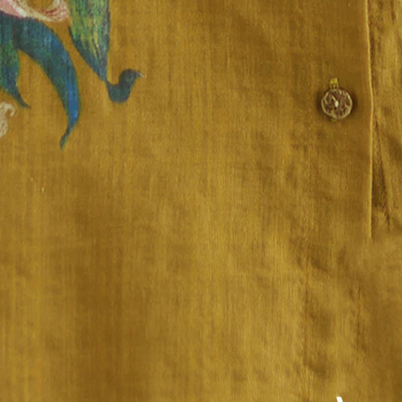 Abbigliamento in cotone con stampa floreale artistica letteraria di Buddha Stones - Image 6