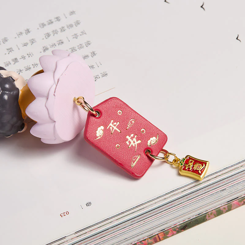 Buddha Stones Lotus Avalokitesvara Buddha Fu Carattere Ricchezza Decorazione da appendere all'auto - Image 12