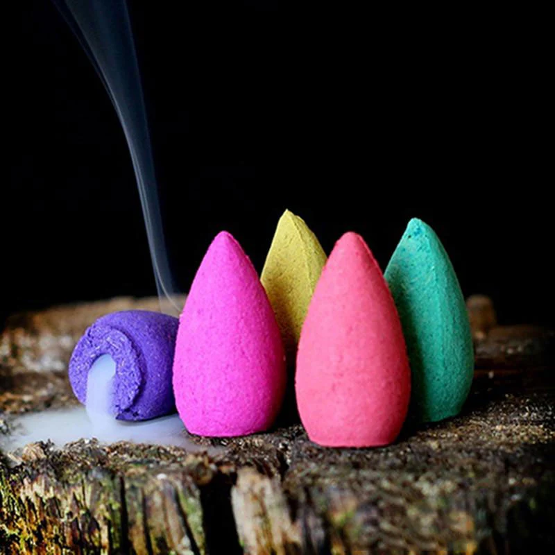 Buddha Stones Lotus Bergamotto Bruciatore di incenso curativo - Image 12