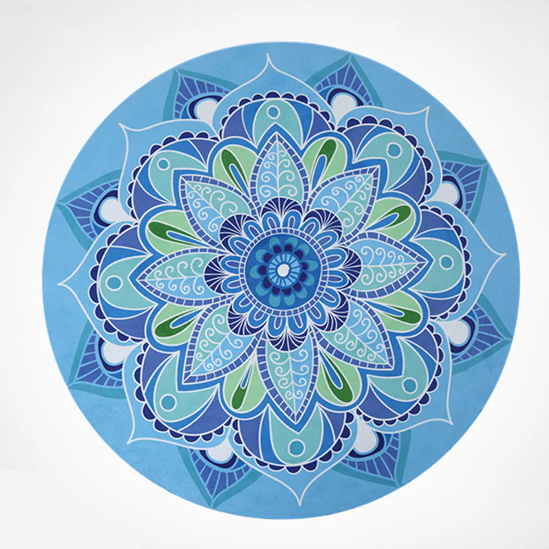 Buddha Stones Lotus Mandala Pattern Tappetino pieghevole per meditazione yoga Decorazione per la casa - Image 11