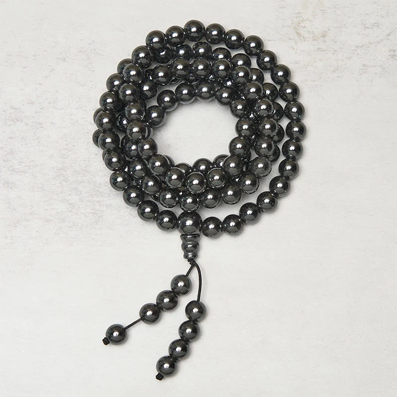 Buddha Stones Mala con 108 perle Terahertz Focus Clarity - Image 2