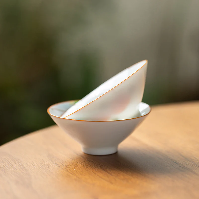 Buddha Stones Mandala Fiore Koi Pesce Loto Uccello Cachi Tazza da tè Kung Fu Tazza da tè 50ml - Image 18