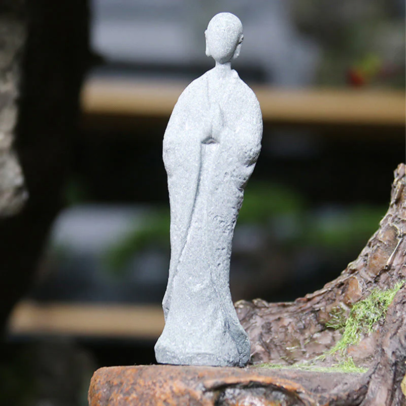 Buddha Stones Meditazione Buddha Monaco Serenità Decorazione della casa - Image 20