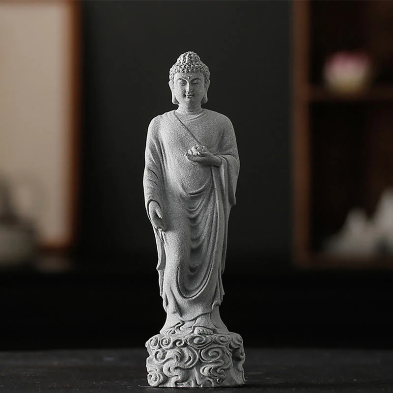 Buddha Stones Meditazione Buddha Nuvole di buon auspicio Design Serenità Decorazione della casa