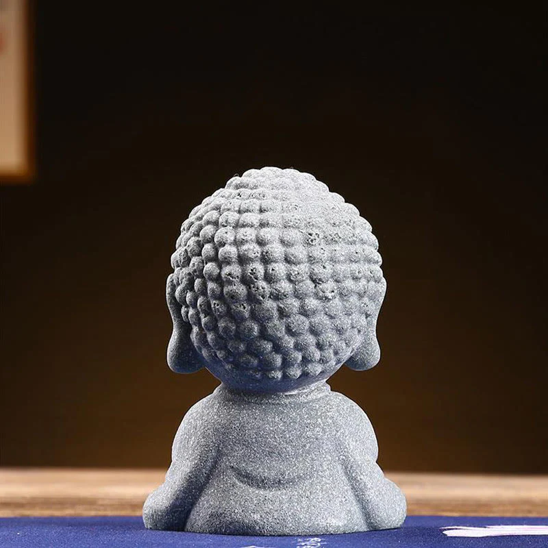 Buddha Stones Meditazione Preghiera del Buddha Compassione Serenità Decorazione della casa - Image 4