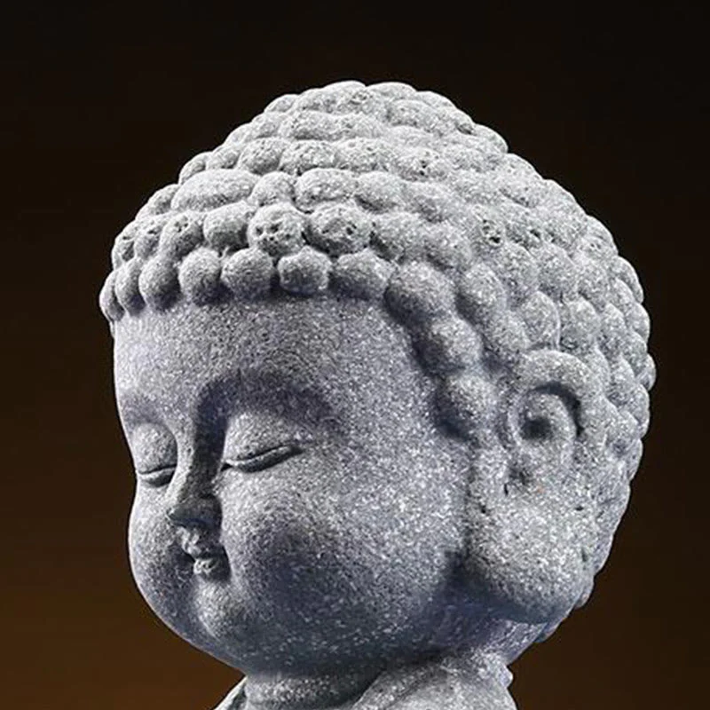 Buddha Stones Meditazione Preghiera del Buddha Compassione Serenità Decorazione della casa - Image 8