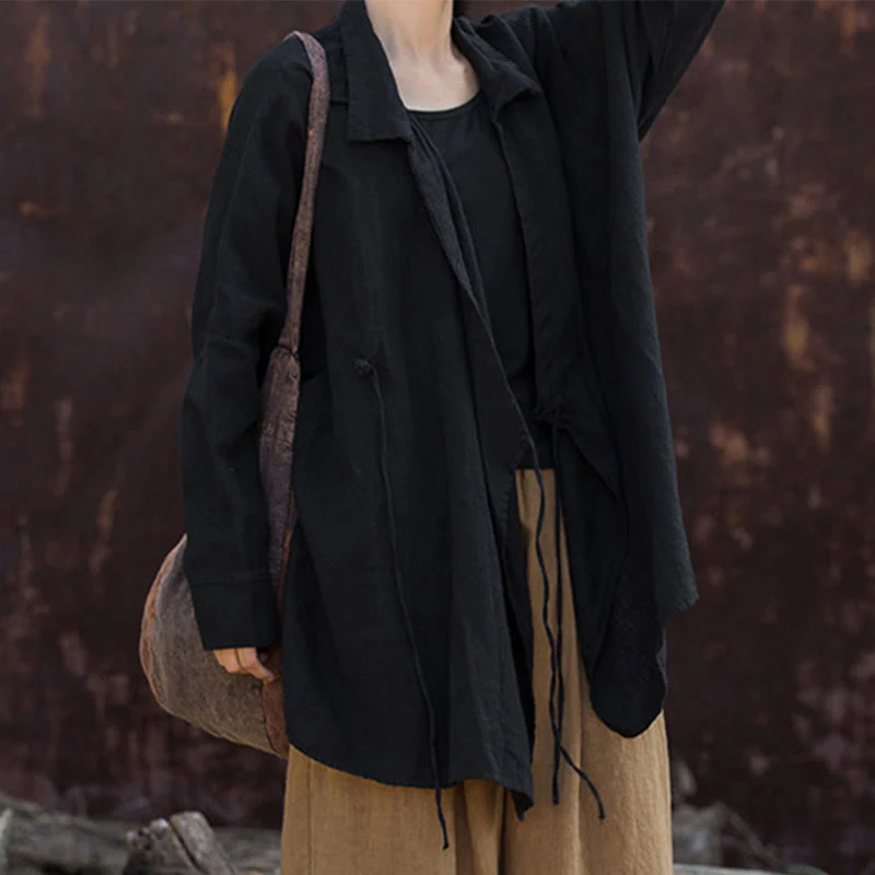 Buddha Stones Meditazione Ramie Cotone Abbigliamento - Image 25