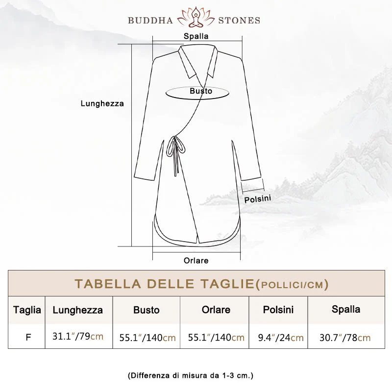 Buddha Stones Meditazione Ramie Cotone Abbigliamento - Image 4