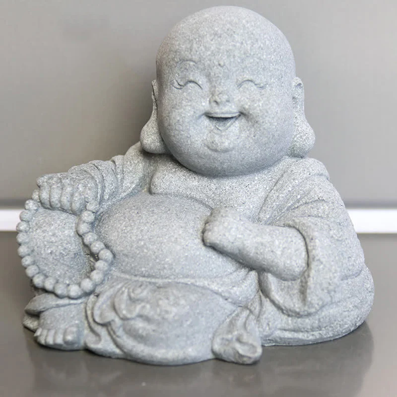 Buddha Stones Meditazione Statua del Buddha Compassione Decorazione della casa - Image 11
