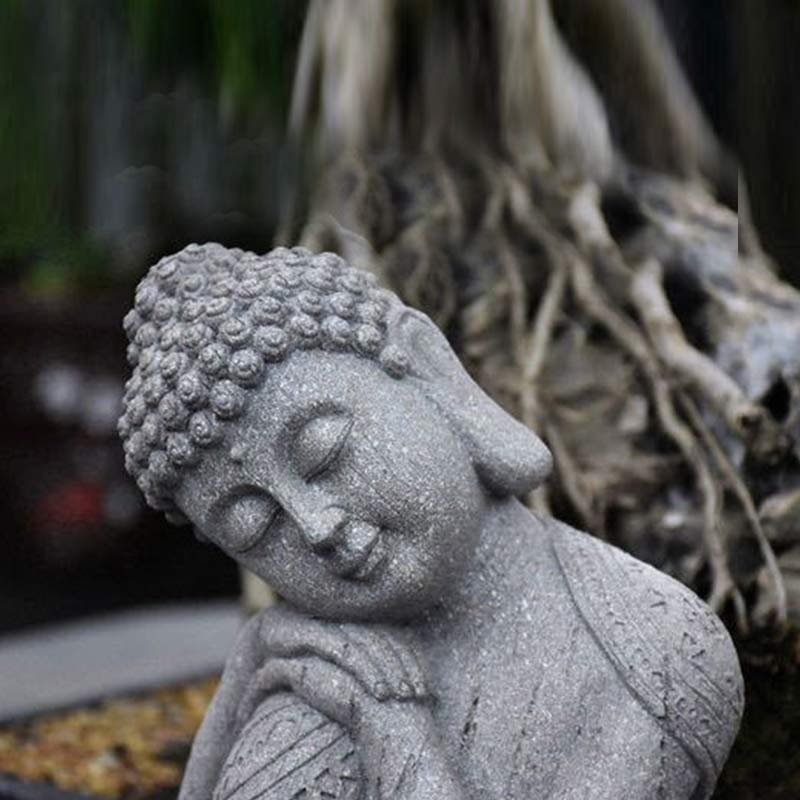 Buddha Stones Meditazione tibetana Benedizione del Buddha Compassione Serenità Decorazione della casa - Image 7