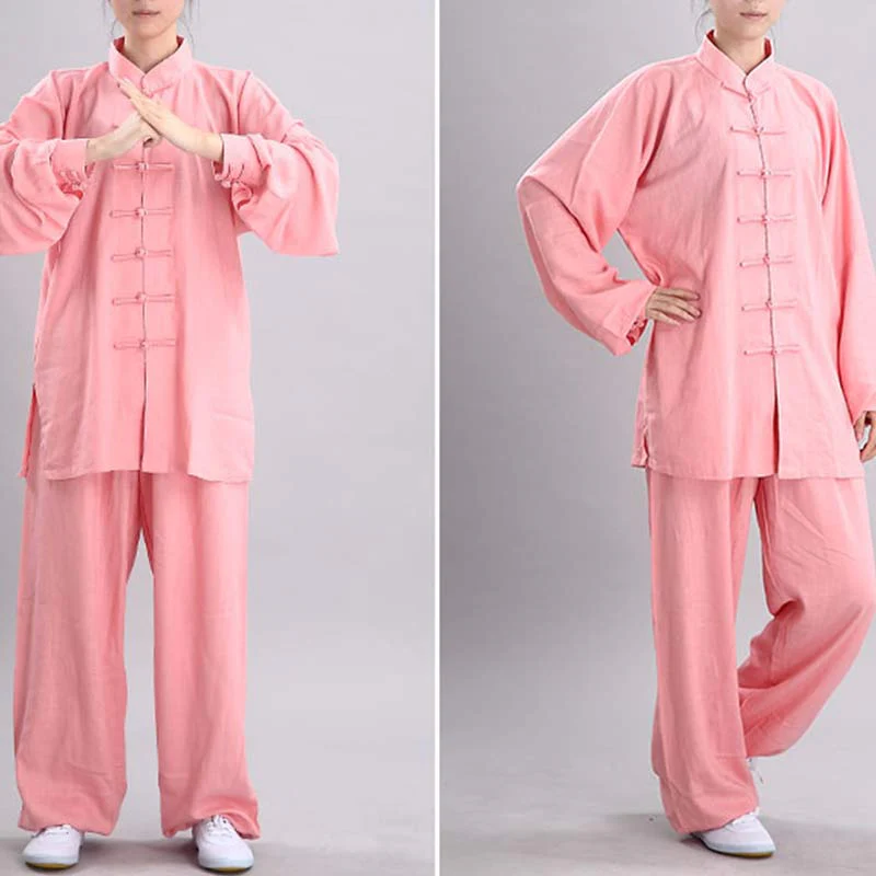 Buddha Stones Meditazione Zen Preghiera Spirituale Tai Chi Qigong Pratica Unisex Ricamo Abbigliamento Set - Image 10