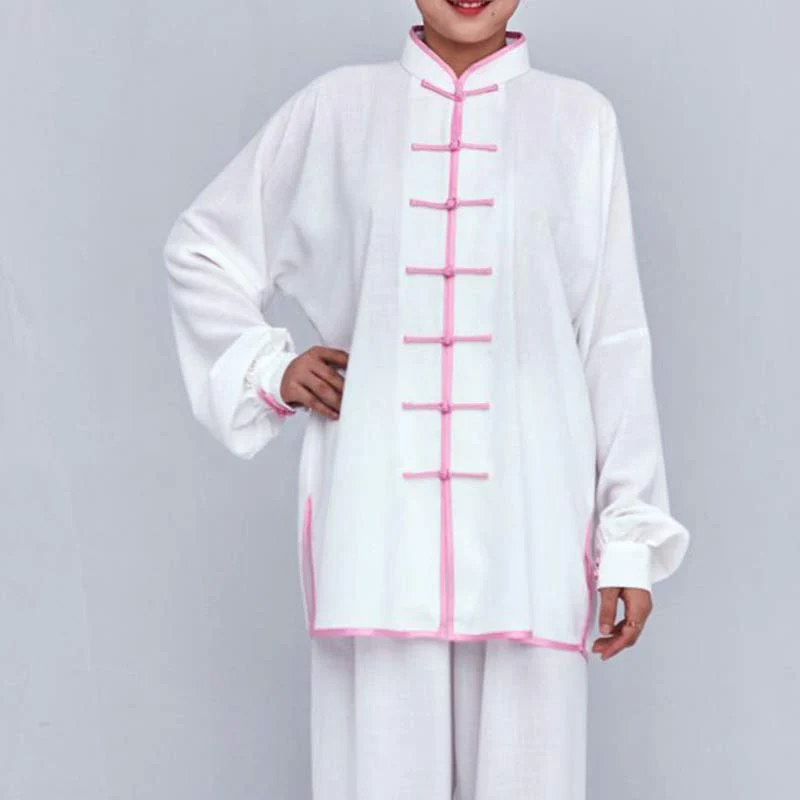 Buddha Stones Meditazione Zen Preghiera Spirituale Tai Chi Qigong Pratica Unisex Ricamo Abbigliamento Set - Image 15