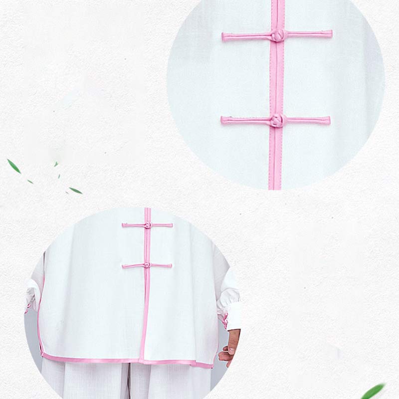 Buddha Stones Meditazione Zen Preghiera Spirituale Tai Chi Qigong Pratica Unisex Ricamo Abbigliamento Set - Image 19