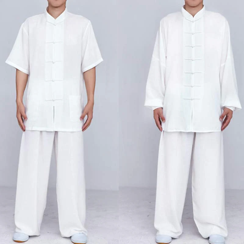 Buddha Stones Meditazione Zen Preghiera Spirituale Tai Chi Qigong Pratica Unisex Ricamo Abbigliamento Set - Image 24