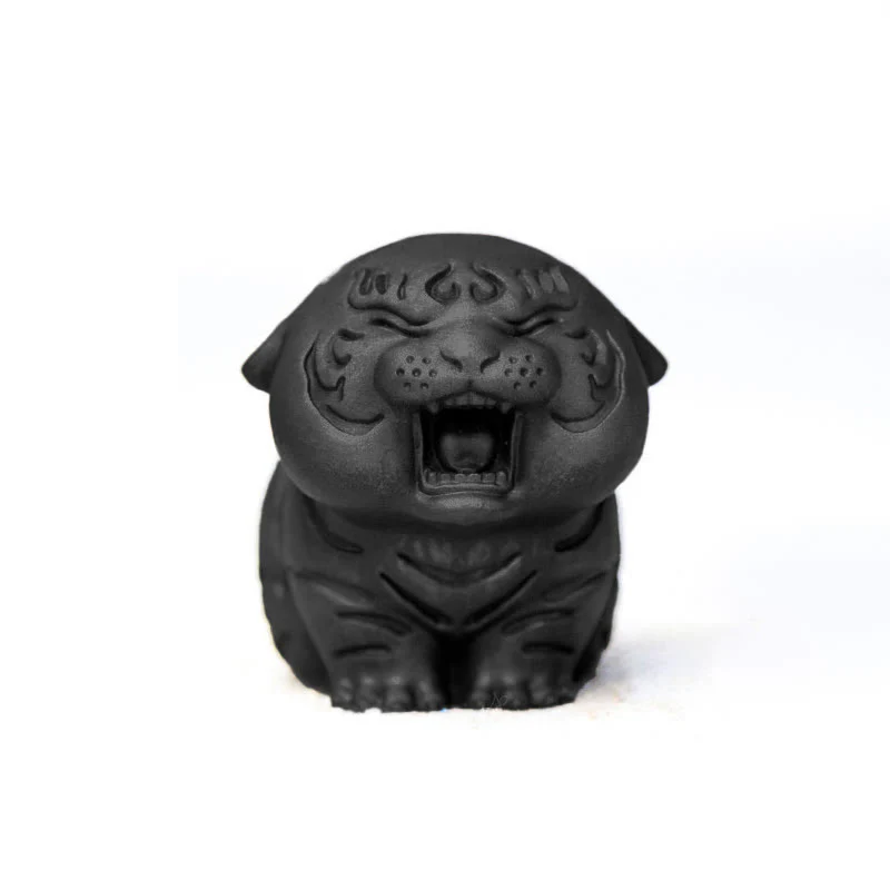 Buddha Stones Mini Carino Tigre Ferro Polvere Ruggine Statua Resina Decorazione Casa - Image 19