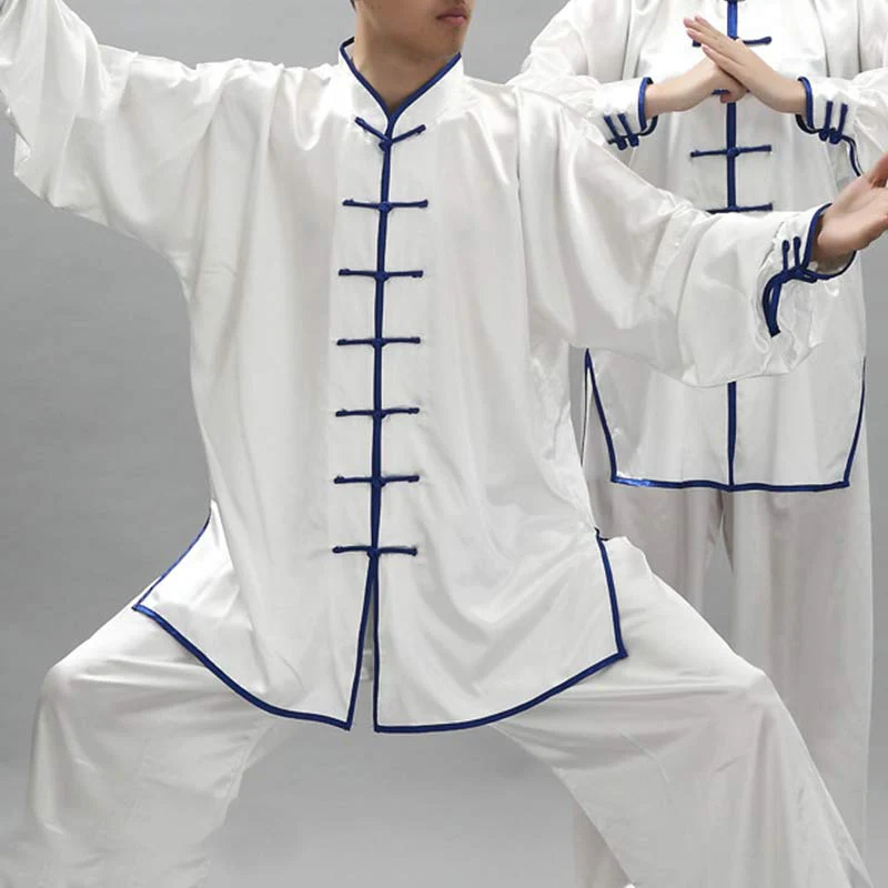 Buddha Stones Modello semplice Meditazione Preghiera Spirituale Zen Tai Chi Qigong Pratica Set di abbigliamento unisex - Image 3