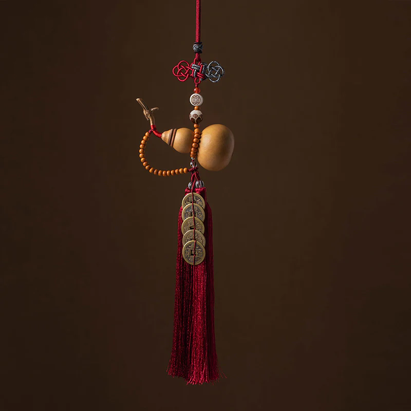 Buddha Stones Monete Feng Shui Zucca Nodo cinese Monete fortunate Cinque imperatori Denaro Ricchezza Nappe Decorazione - Image 21