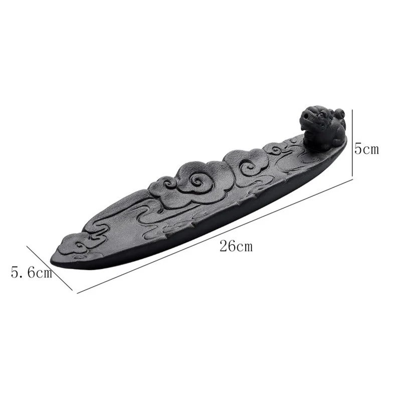 Buddha Stones, nuvole di buon auspicio, bruciatore di incenso in ceramica curativo Pixiu, decorazione - Image 16