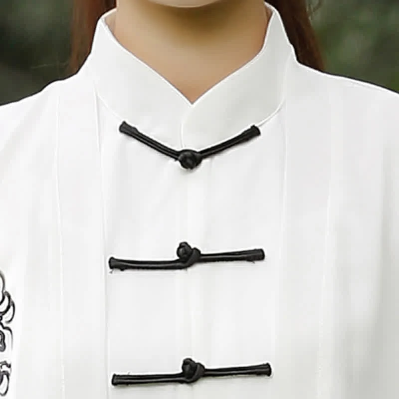 Buddha Stones Nuvole di buon auspicio Gradiente Meditazione Preghiera Spirituale Zen Tai Chi Qigong Pratica Set di abbigliamento da donna - Image 12