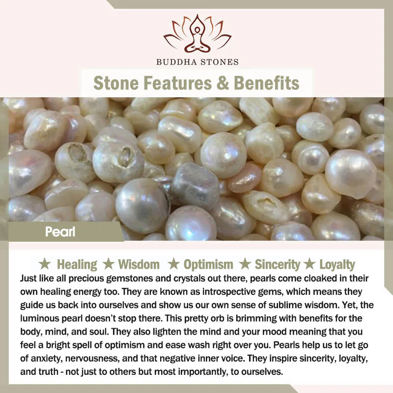 Buddha Stones Orecchini a perno in rame con perle naturali e fiori terapeutici. - Image 10