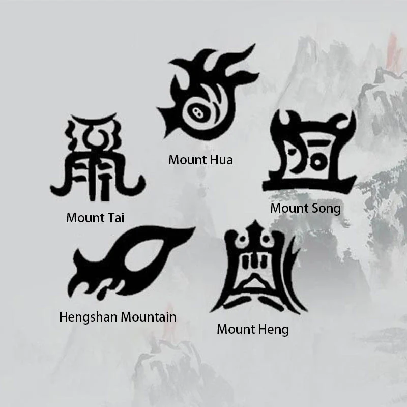 Buddha Stones Ossidiana nera Taoismo Cinque montagne sacre Mantra a nove caratteri Intagliato Purificazione Yin Yang Collana pendente - Image 13