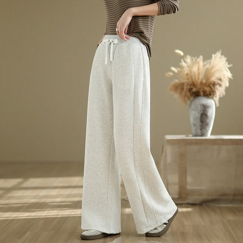Buddha Stones Pantaloni larghi da donna in cotone casual con tasche - Image 5