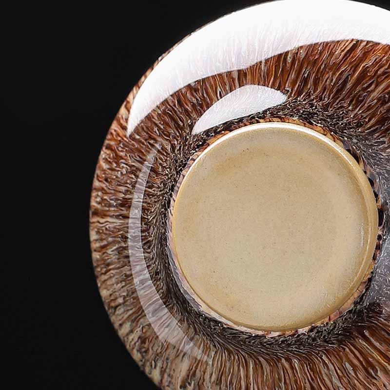 Buddha Stones Piccolo pesce Koi Forno Cambia Cinese Jianzhan Tazza da tè in ceramica Tazza da tè Kung Fu 60ml - Image 17