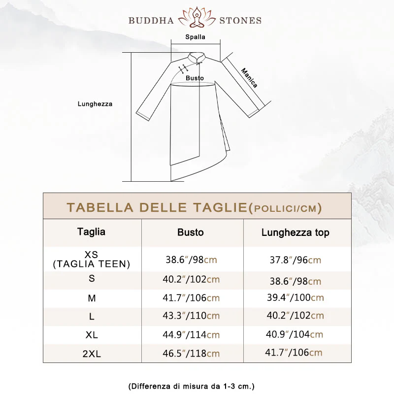 Buddha Stones Pittura sfumata Meditazione Preghiera Spirituale Zen Tai Chi Qigong Pratica Set di abbigliamento unisex - Image 6