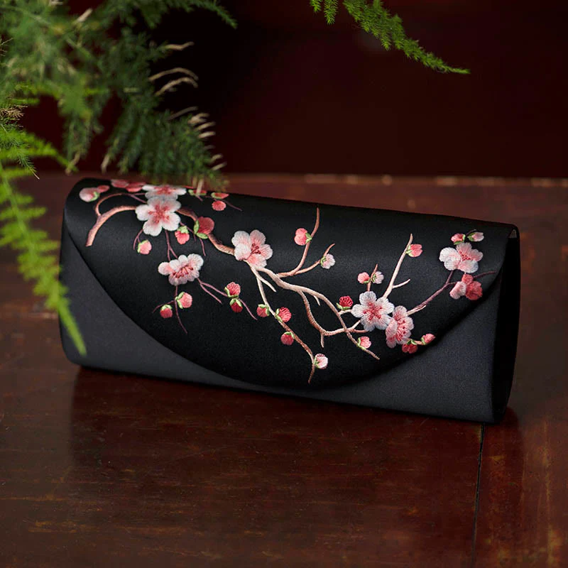 Buddha Stones Plum Bossom Tulipano Su Ricamo Borsa da sposa Borsa a tracolla Borsa a mano - Image 16