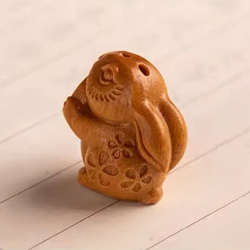 Buddha Stones Portachiavi con benedizione dei semi di Bodhi della stella e della luna del sandalo rosso dell'anno del cavallo - Image 19