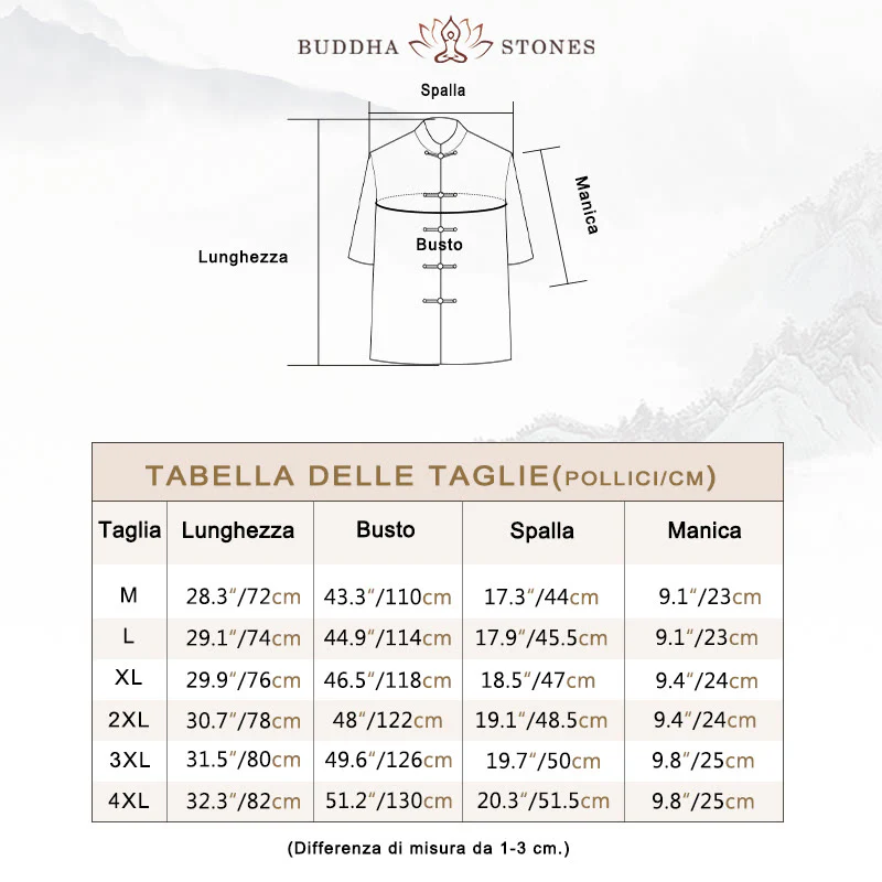 Buddha Stones Rana-Bottone Fu Carattere Drago Foglia di Bambù Cinese Tang Suit Camicia Manica Corta Lino Con Tasche - Image 5