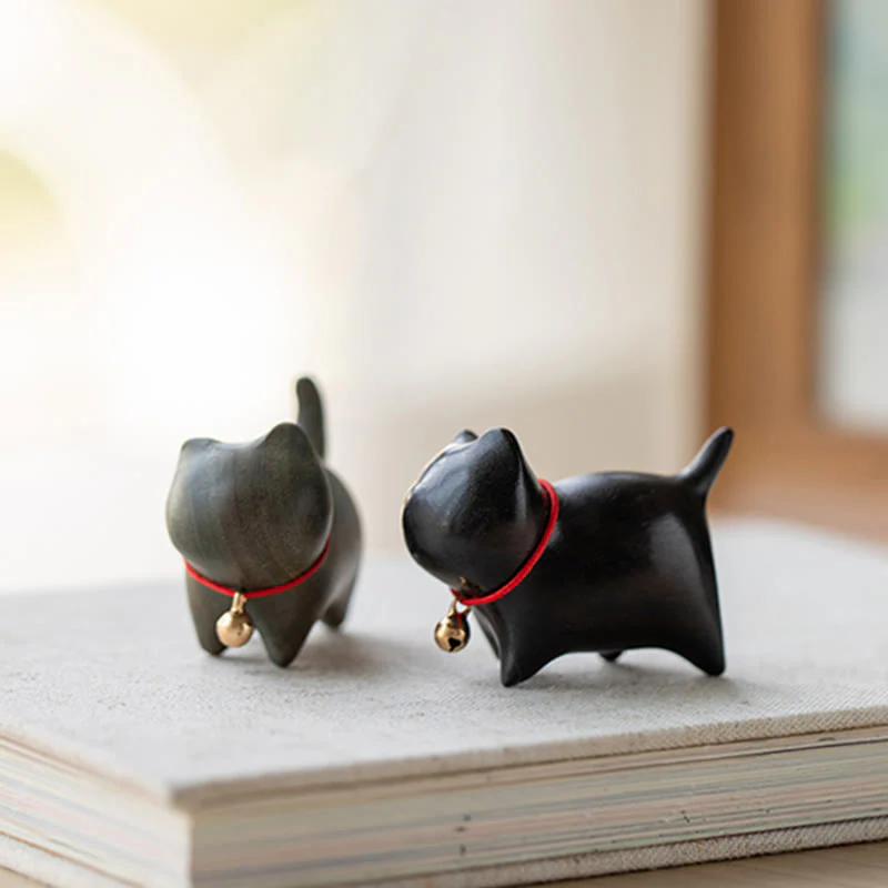 Buddha Stones, Sandalo verde, Piccola foglia, Sandalo rosso, Simpatici animali di gatto, Decorazione rilassante e pacifica - Image 18