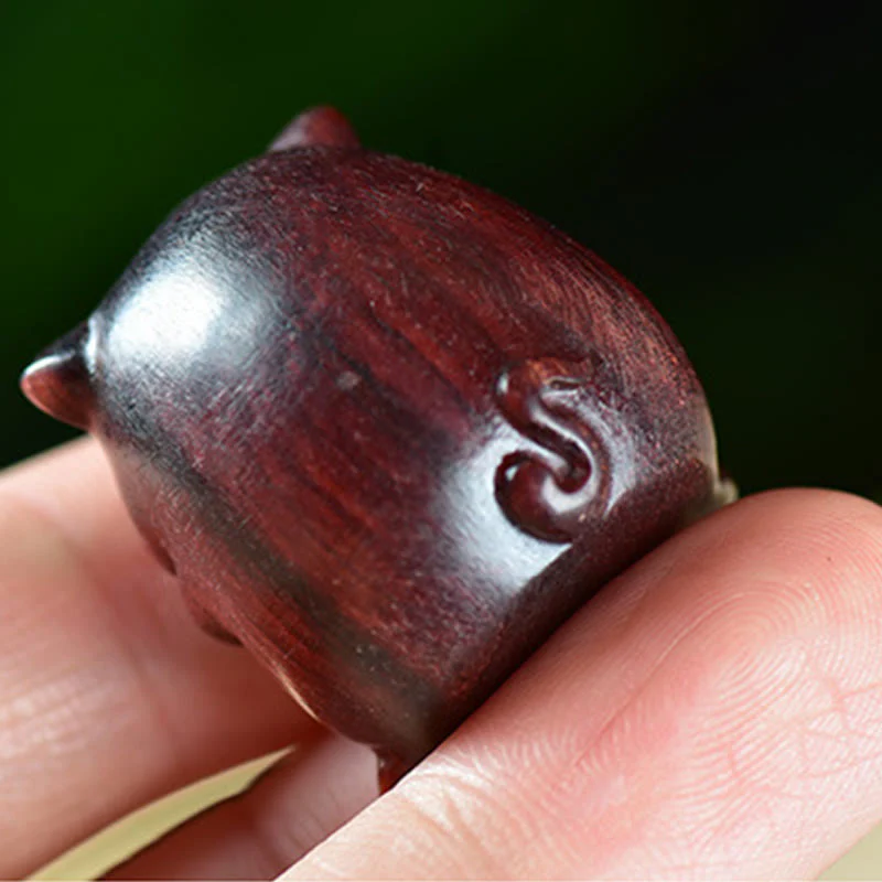 Buddha Stones, Sandalo verde, Piccola foglia, Sandalo rosso, Carino maialino, Animali, Decorazione positiva - Image 12