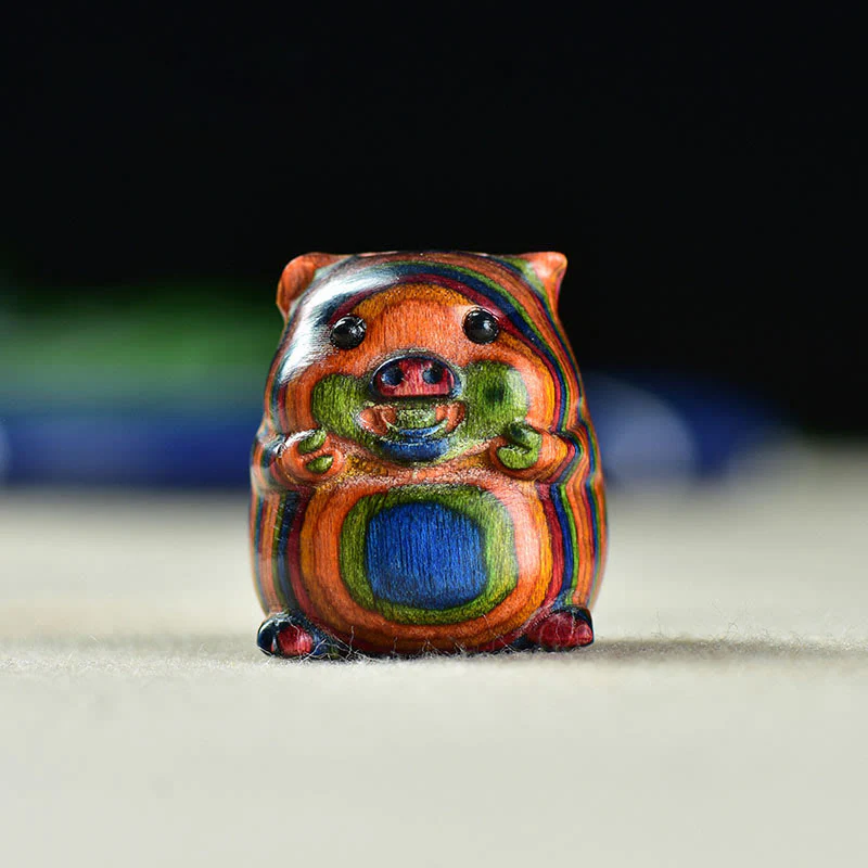 Buddha Stones, Sandalo verde, Piccola foglia, Sandalo rosso, Carino maialino, Animali, Decorazione positiva - Image 14