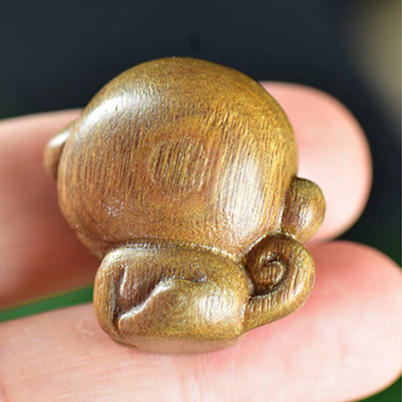 Buddha Stones, sandalo verde, piccola foglia, sandalo rosso, simpatici animali scimmia, decorazione della pace - Image 5
