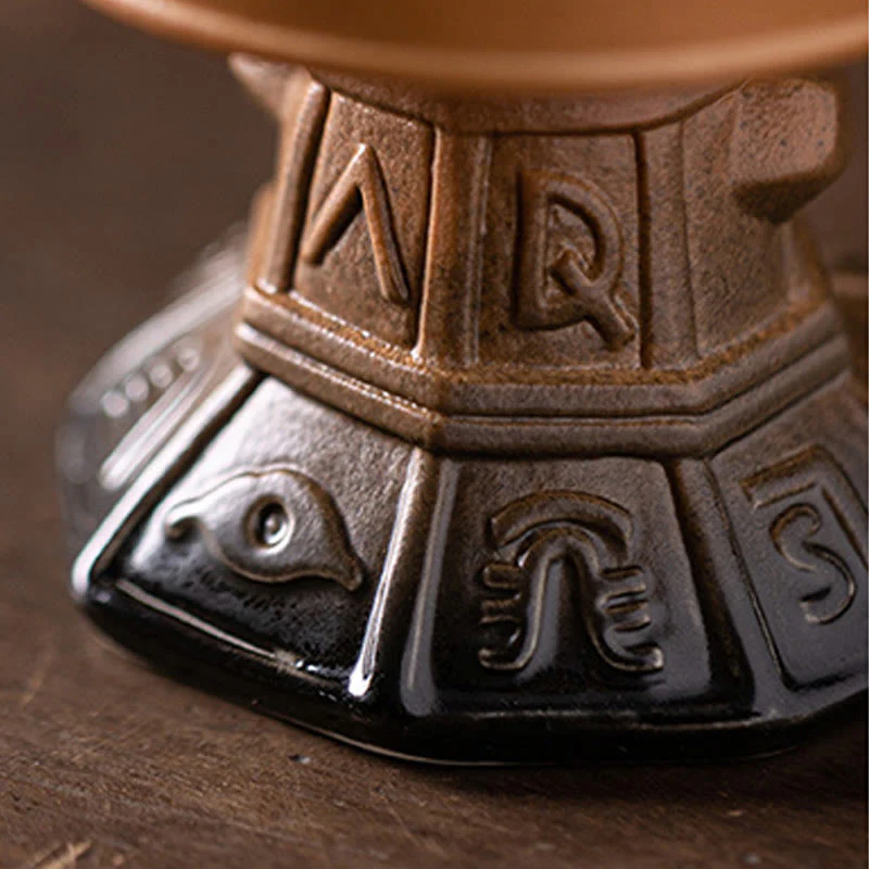 Buddha Stones Sanxingdui Bruciatore di incenso in ceramica curativo Decorazione da scrivania - Image 16