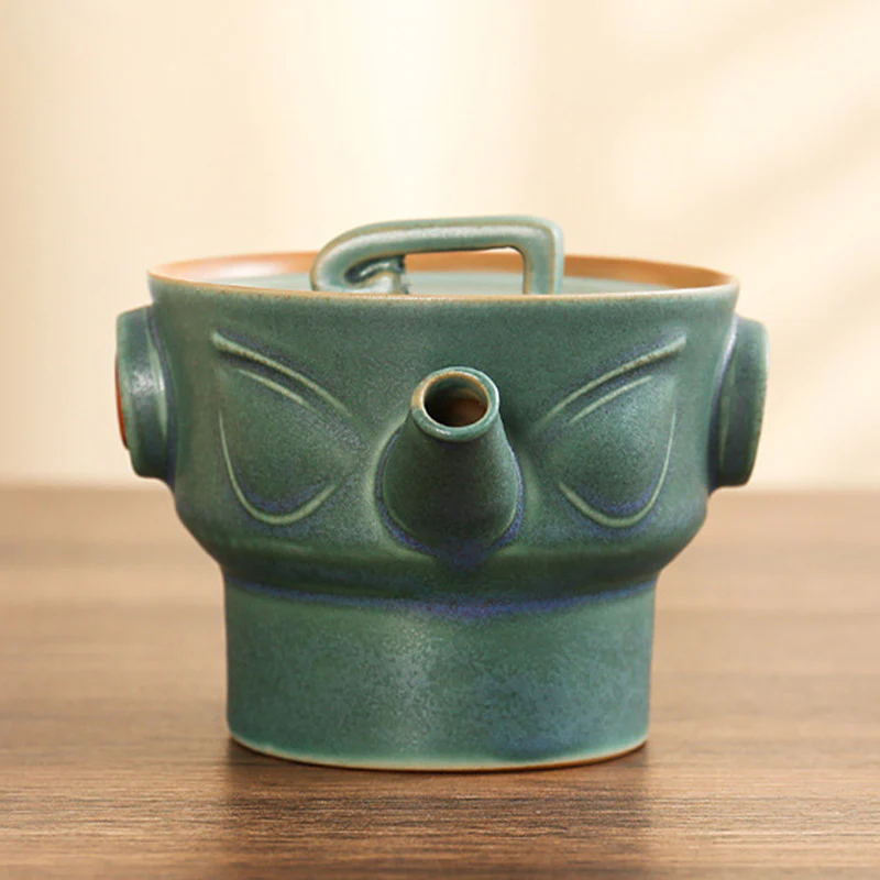 Buddha Stones Sanxingdui Tazza da tè in ceramica Tazza da tè Kung Fu con sacchetto - Image 7