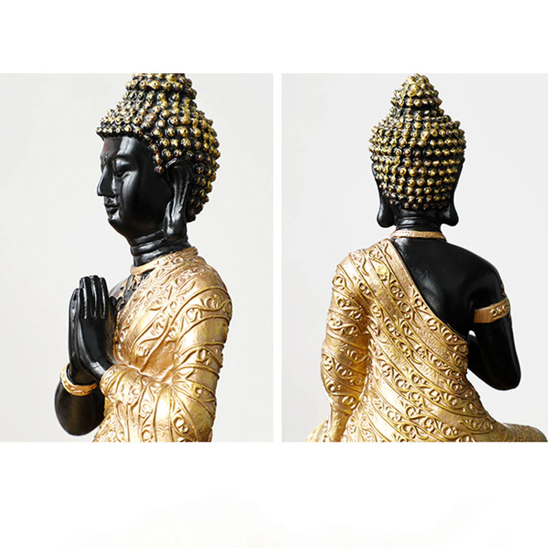 Buddha Stones Statua in resina della compassione del Buddha Decorazione - Image 20