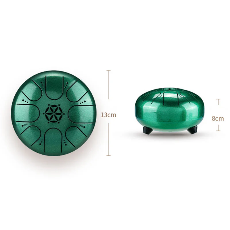 Buddha Stones Steel Tongue Drum Sound Healing Meditazione Yoga Drum Kit 8 Note 5 Pollici con Borsa per il Trasporto - Image 6