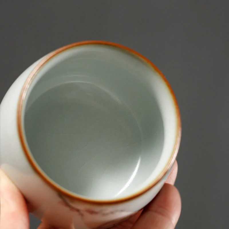 Buddha Stones Tazza da tè Kung Fu con rami di gatto carini e scatola regalo - Image 18
