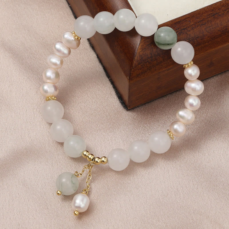 Buddha Stones Tianshan Jade Pearl Abbondance