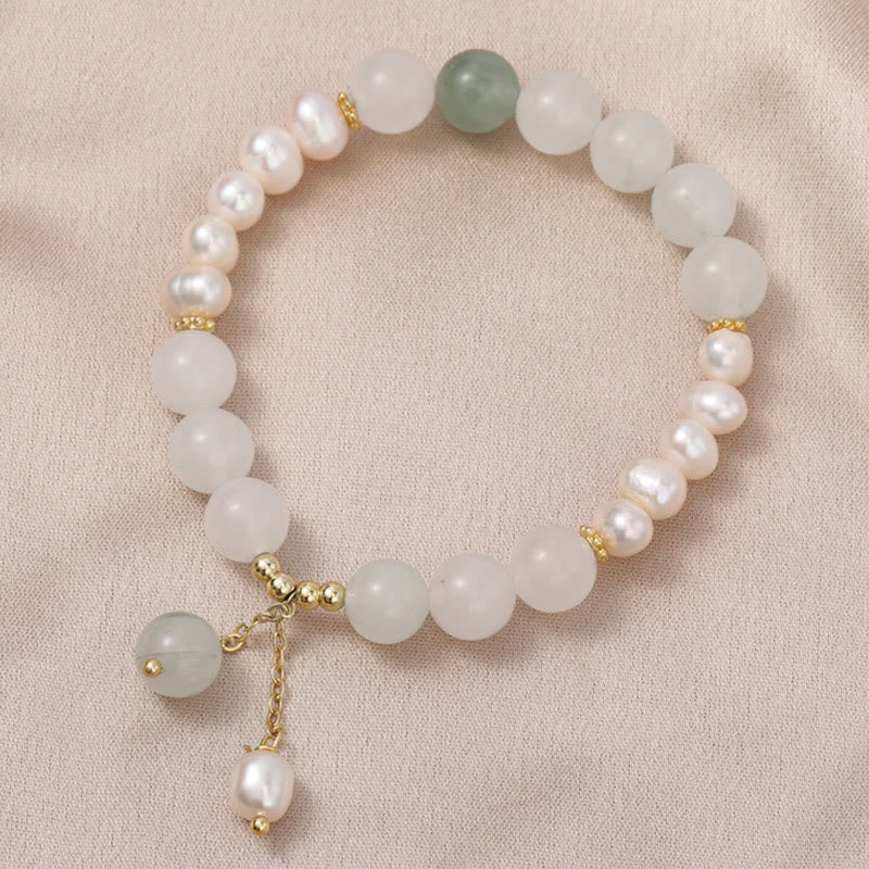 Buddha Stones Tianshan Jade Pearl Abbondance - Image 3