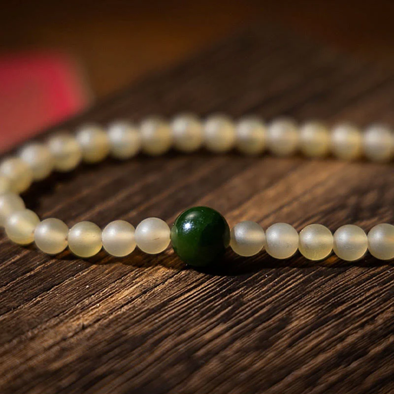 Buddha Stones Tibet 108 Mala Beads Zodiaco cinese Buddha natale Corno di pecora naturale Bracciale della ricchezza - Image 14