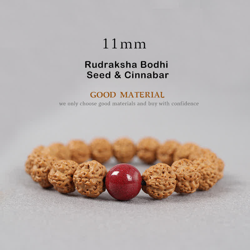 Buddha Stones Tibet Rudraksha Bodhi Seed Dzi Bead Ambra Turchese Bracciale della Ricchezza - Image 22