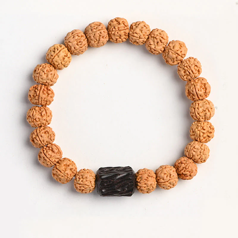 Buddha Stones Tibet Rudraksha Bodhi Seme Ricchezza Auspicio Bracciale - Image 22