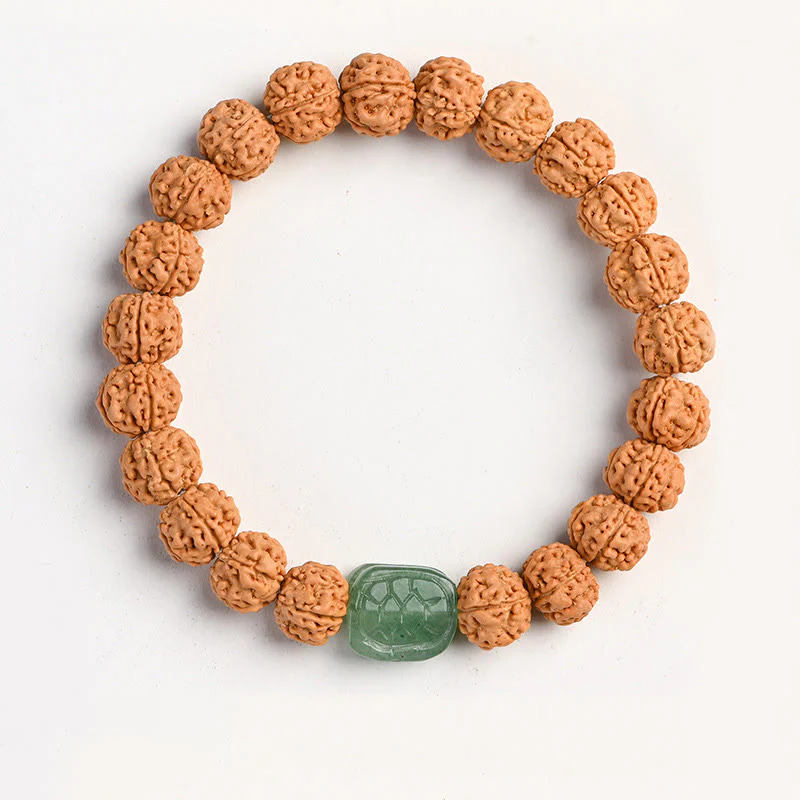 Buddha Stones Tibet Rudraksha Bodhi Seme Ricchezza Auspicio Bracciale - Image 27