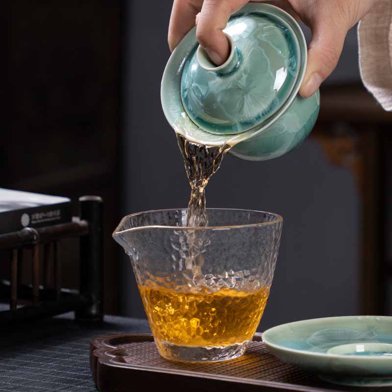 Buddha Stones tradizionale smaltato ceramica Gaiwan Sancai tazza da tè Kung Fu tazza da tè e piattino con coperchio 180ml - Image 10
