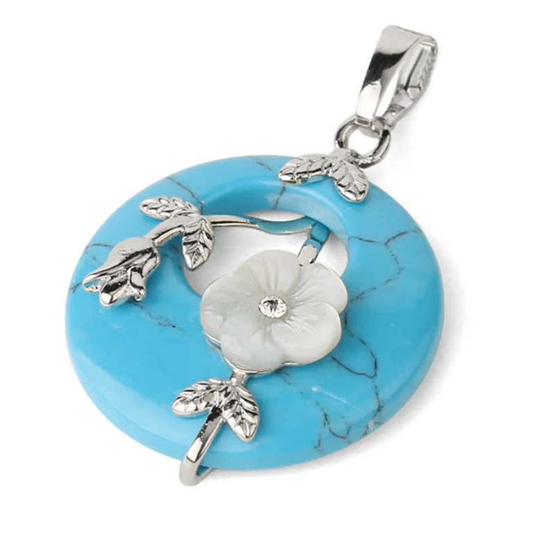 Buddha Stones Vari cristalli Ametista Avventurina verde Fiore Collana pendente curativa - Image 38