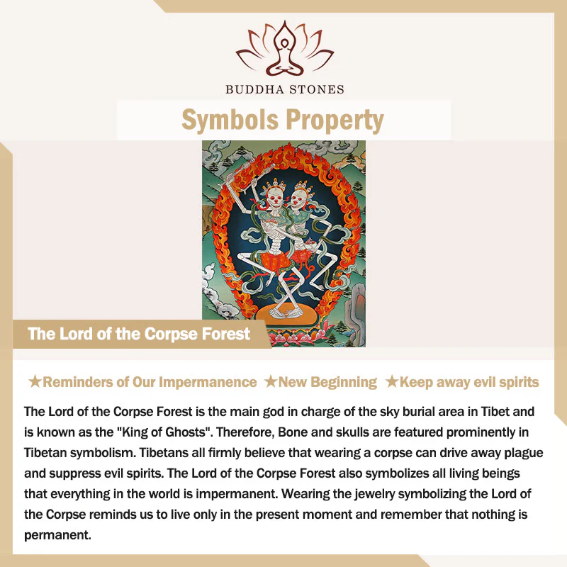 Buddha Stones, Vaso del Tesoro del Fulmine Tibetano, Perlina Dzi, Braccialetto del Potere della Foresta del Signore dei Cadaveri - Image 5