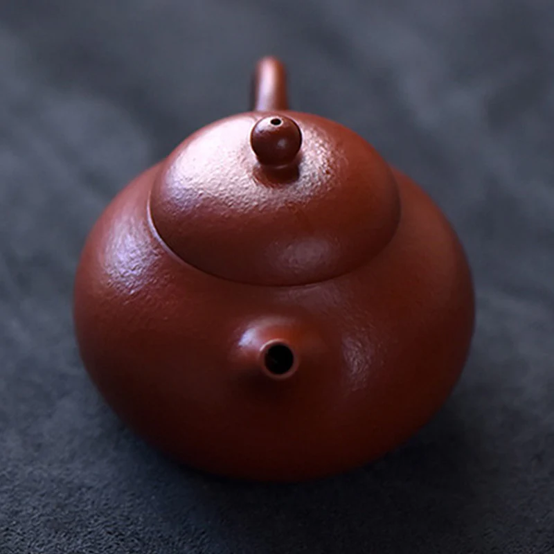 Buddha Stones Yixing Tutto Fatto a Mano Wen Dan Marrone Viola Argilla Kung Fu Teiera - Image 10